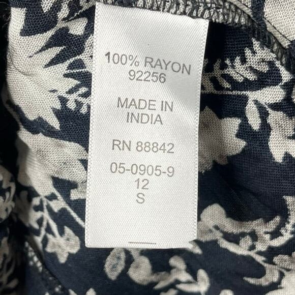 Roaman's Florals‎ Dress 3/4 Sleeves Size 12 - Picture 6 of 9